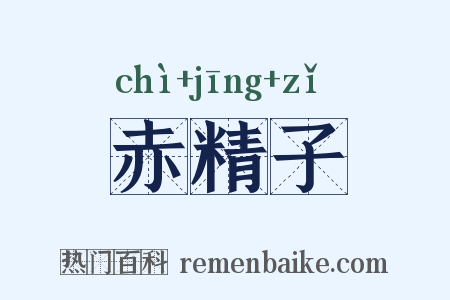 赤精子是什么意思的图片